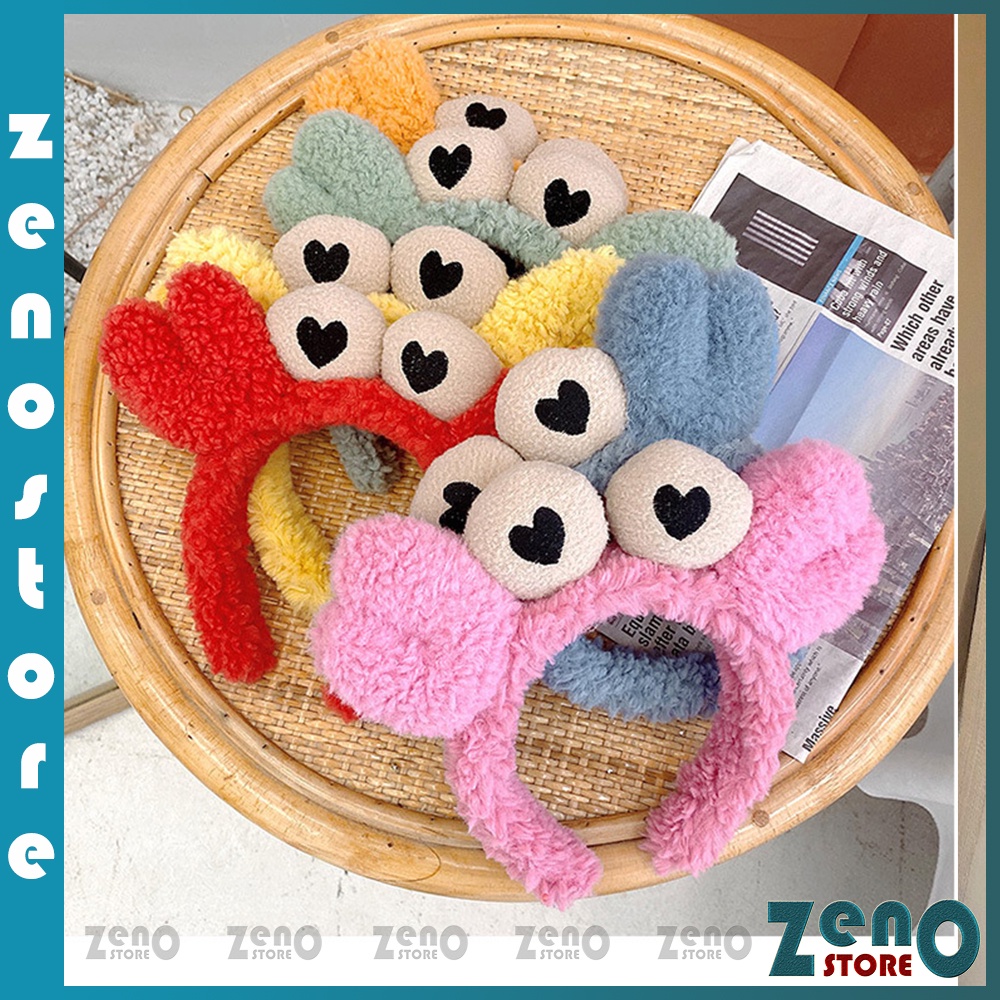 Bờm tóc Cua, Băng Đô Rửa Mặt con cua cute nhiều màu PT05