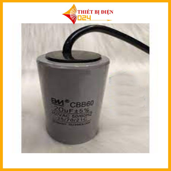 Tụ BM CBB60 10uf- 25uf-375V-450v loại tốt dùng cho máy bơm - mô tơ