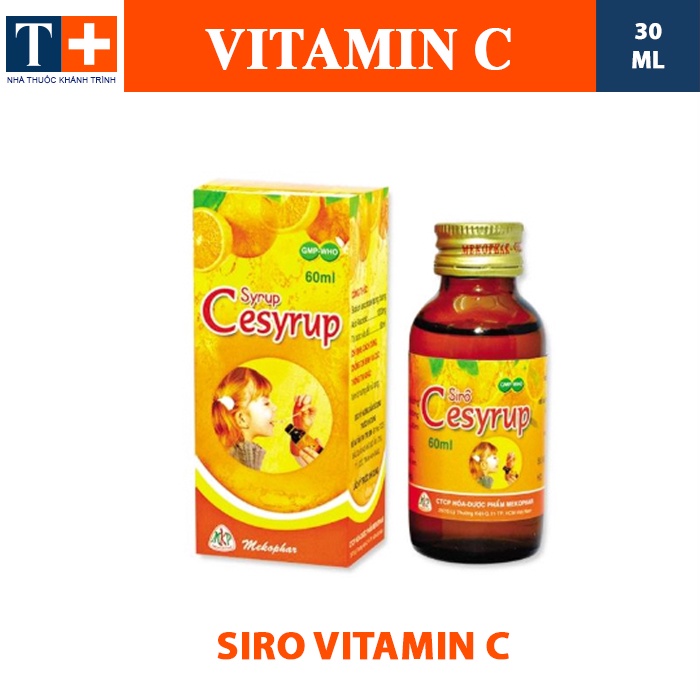 (30ml) Siro vitamin C Mekophar tăng cường sức đề kháng cho trẻ em