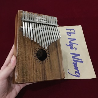 (Có video test) Đàn Kalimba Walter 17 phím Gỗ Koa WK-17NS