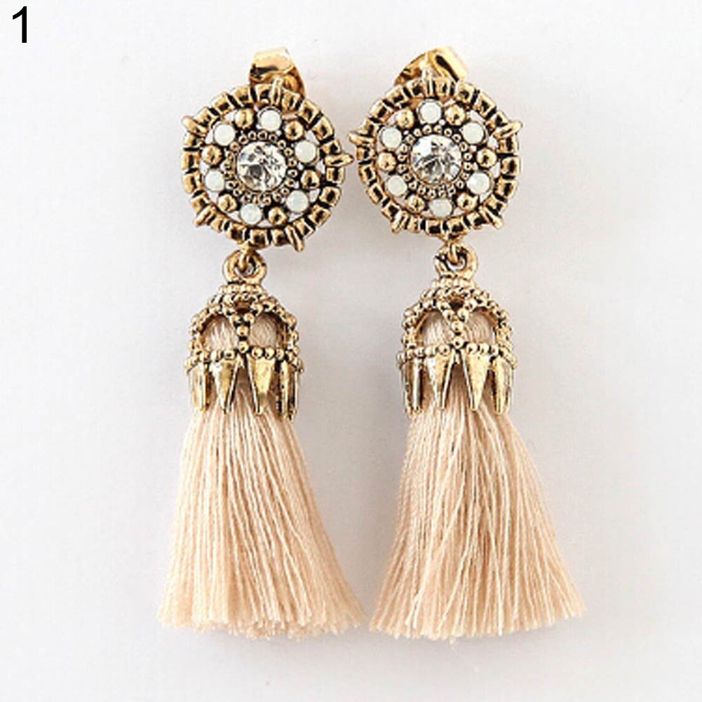 Hoa tai dáng dài phong cách Vintage cho nữ