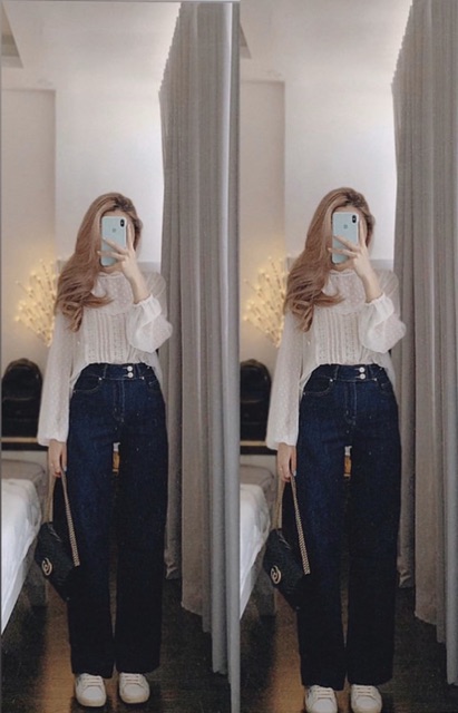 Quần culottes đai to 2 nút dáng dài Brandy