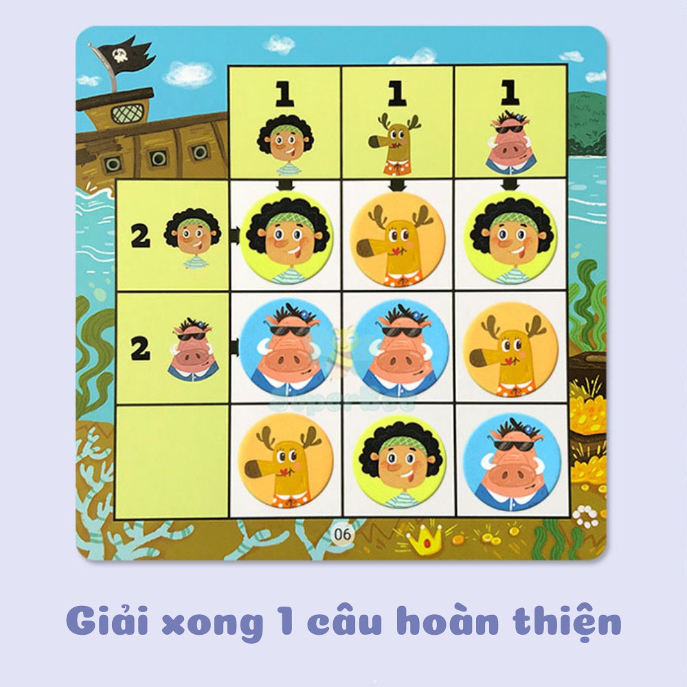 Bộ Trò Chơi Ô Sudoku Từ Tính Giáo Dục Tư Duy Sớm, Học Toán Và Suy Luận  Logic Cho Trẻ SuperBee