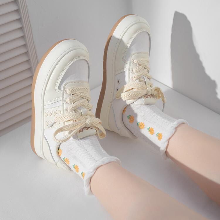 Giày Thể Thao Đế Dày Thoáng Khí Phong Cách Hàn Quốc Cho Nữ