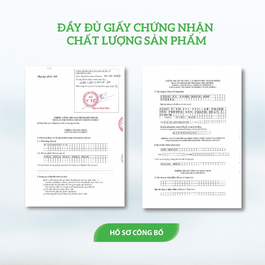 Sữa Rửa Mặt Dưỡng Ẩm, Làm Mềm Da Từ Nha Đam Tươi Phù Hợp Với Da Khô, Nhạy Cảm MILAGANICS 30ml (Chai)