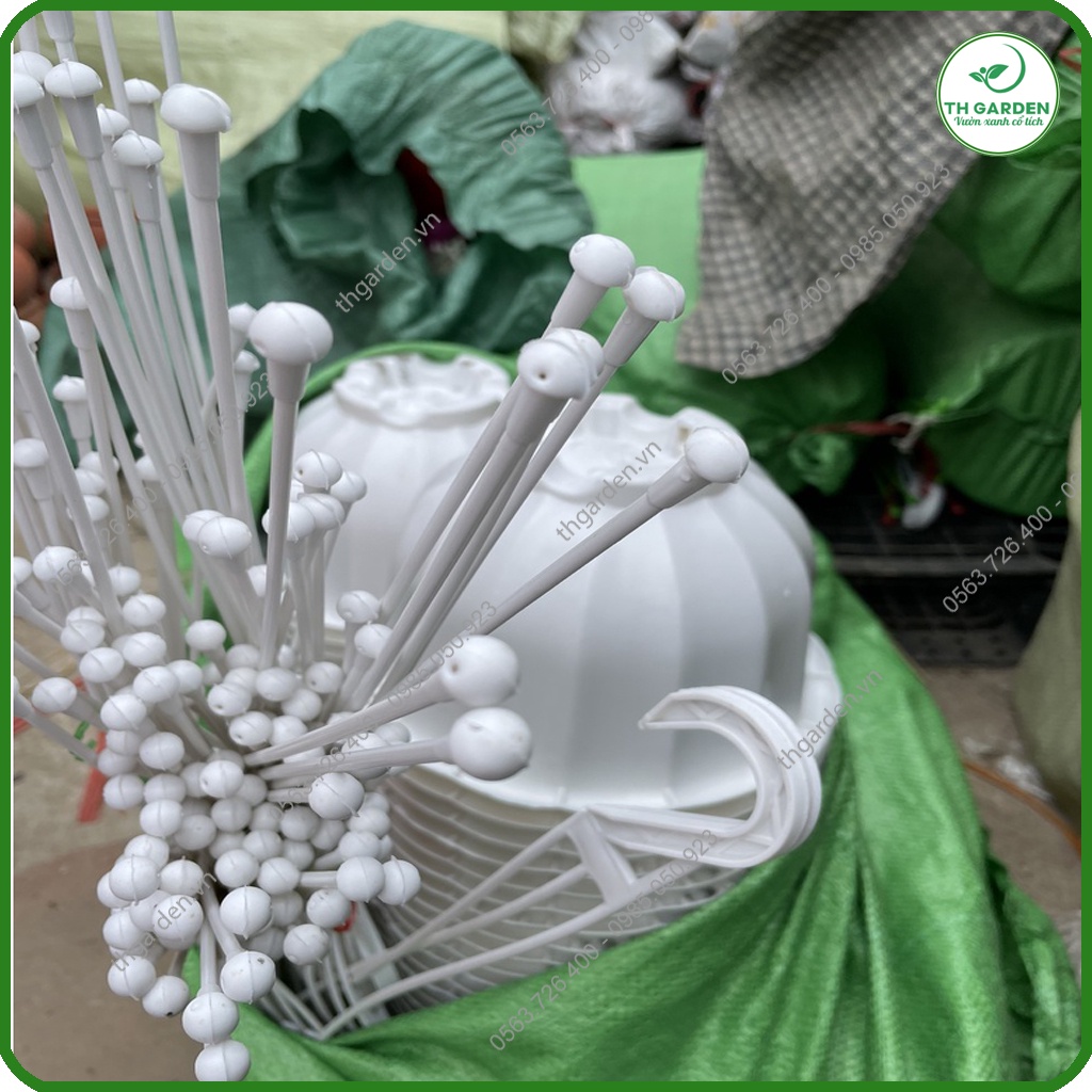 Combo 10 Chậu Treo Ban Công - Chậu Bí Trồng Hoa TH Garden - Chậu Nhựa Cao Cấp Bền Đẹp, An Toàn Thân Thiện Với Môi Trường