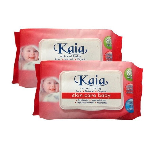 Khăn giấy ướt kaia 80 tờ