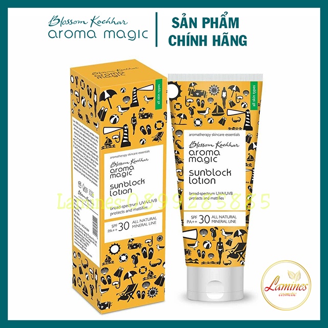 Kem Chống Nắng Aromamagic Cho Da Thường Và Da Hỗn Hợp SPF30 | Aroma Magic Sunblock Lotion 100gr