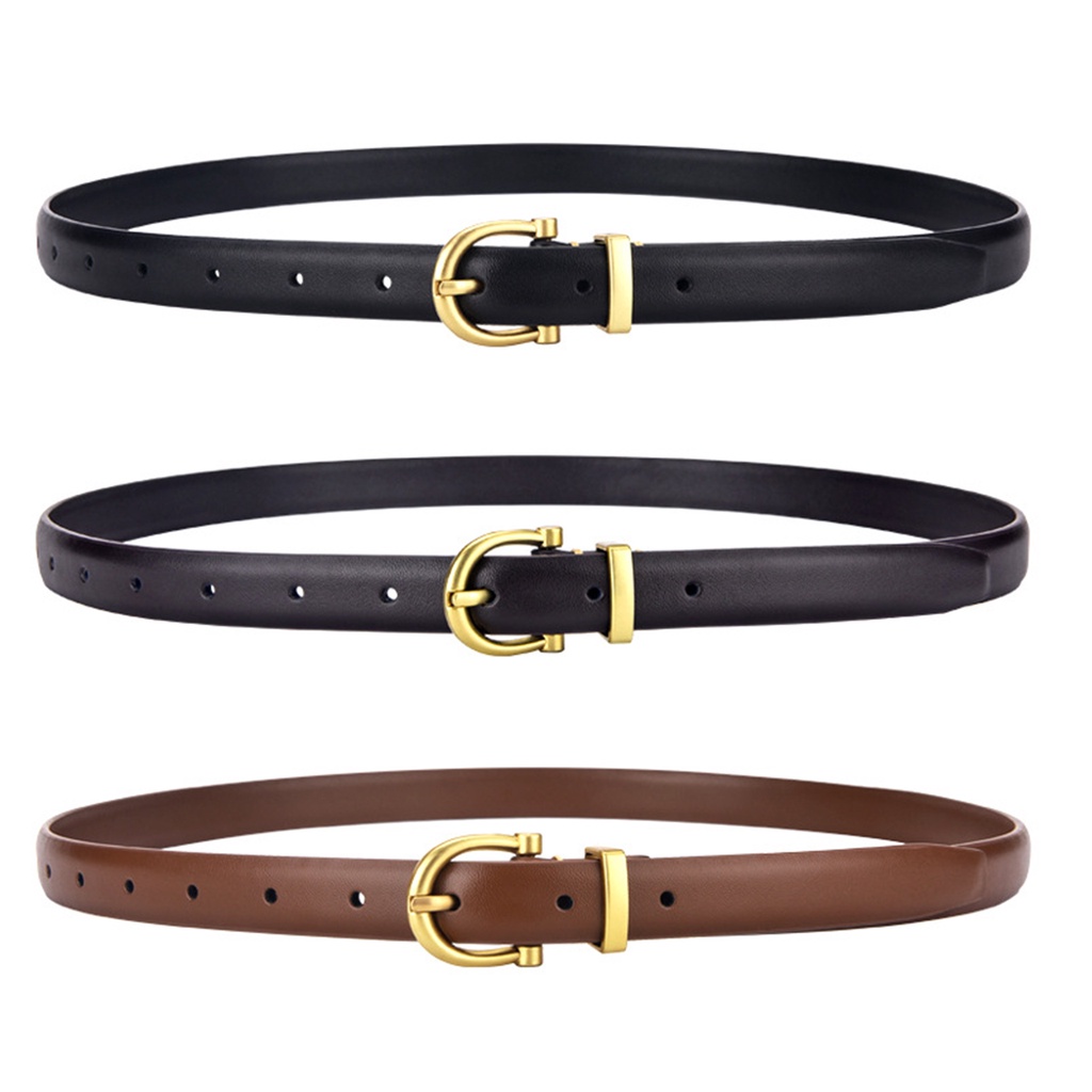 SmileFairyCC【COD &amp; Hàng Có Sẵn】Thắt Lưng Da Mềm Chất Lượng Cao Thời Trang Cho Nữ