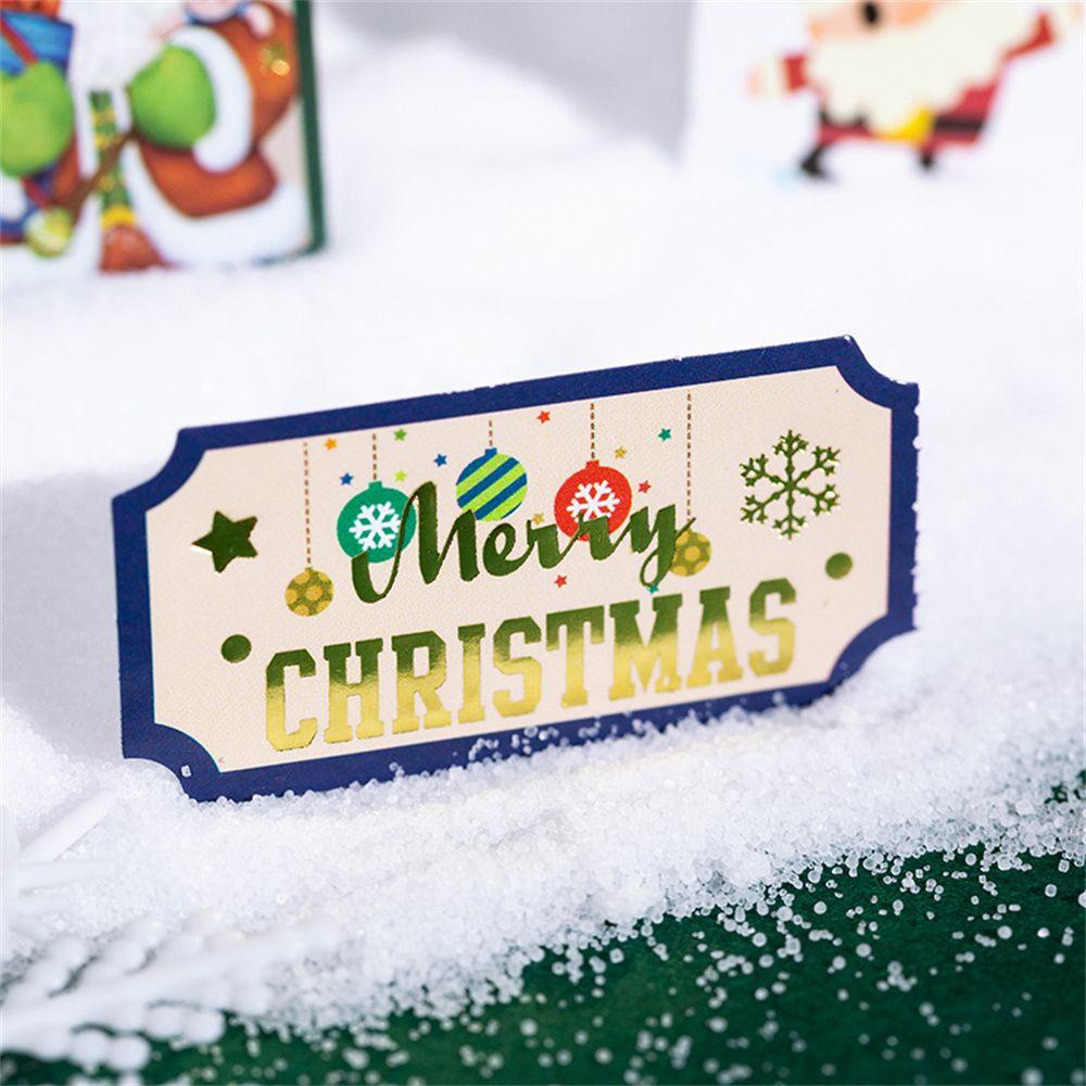 JONYE Bộ 36 Sticker Dán Trang Trí Giáng Sinh