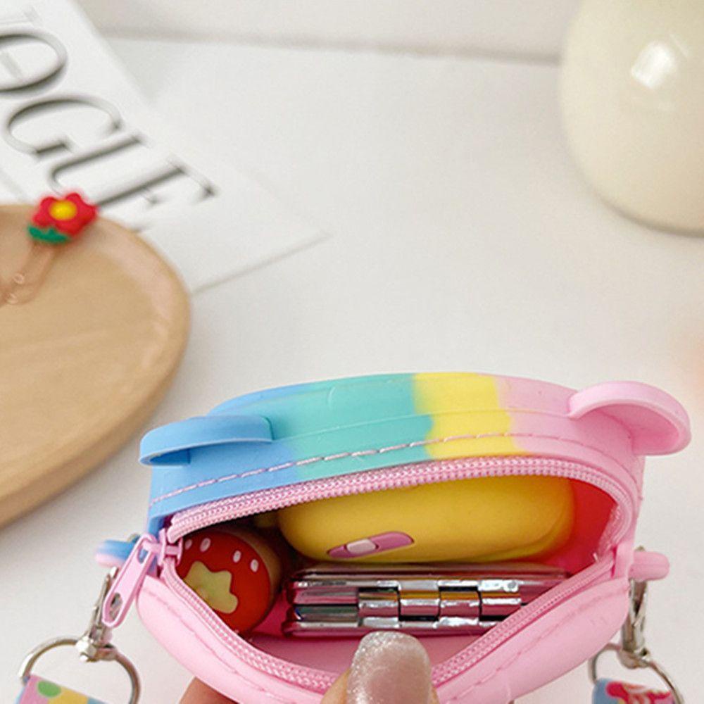 Túi Đeo Chéo Đựng Tiền Xu Bằng Silicon Hình Gấu Trúc Dễ Thương MIHAN1