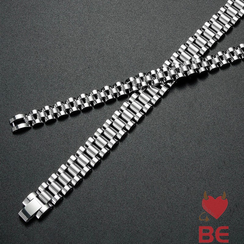 Stainless Steel Bracelet for Men Women Elegant Stylish Detacthable Hand Chain Watch Bracelet