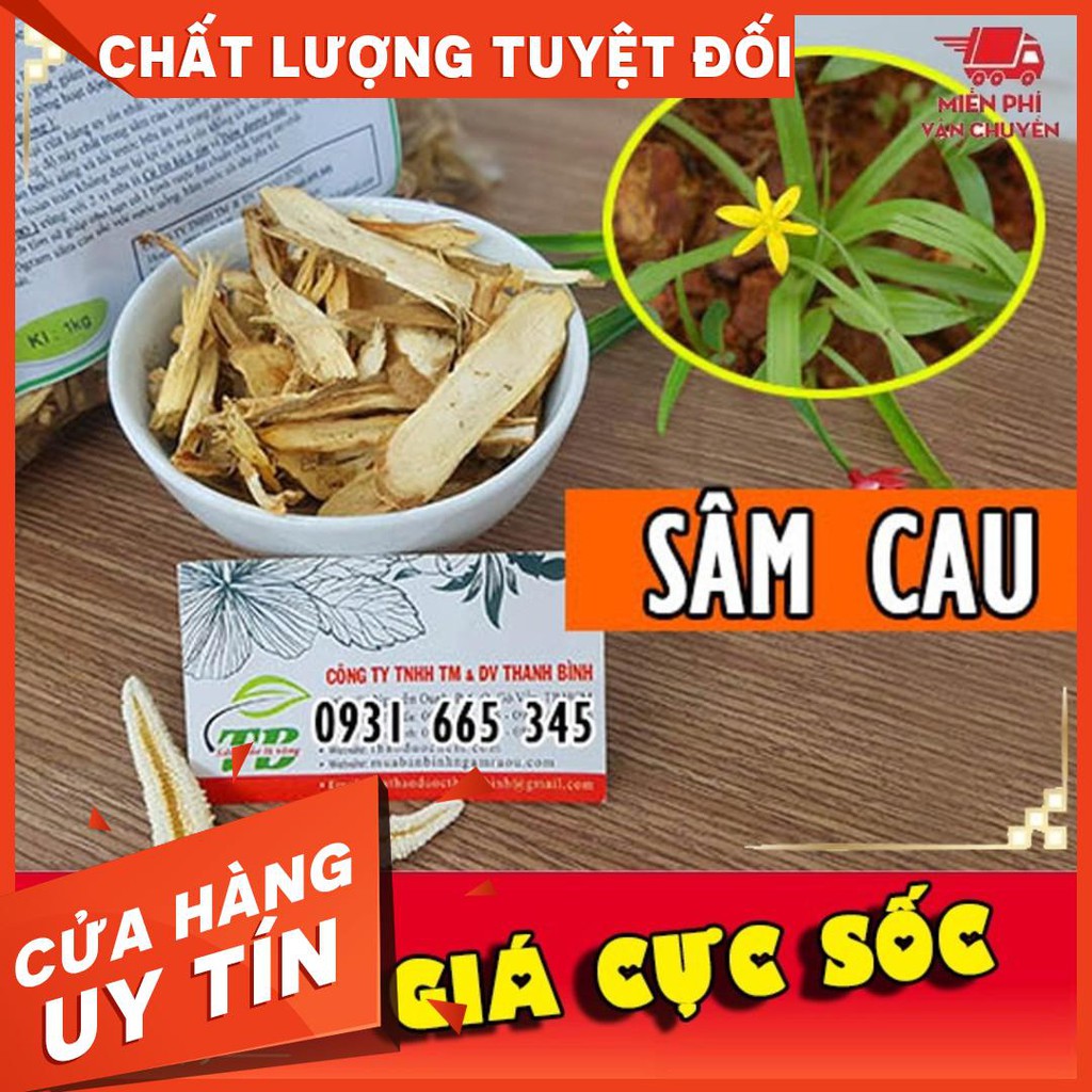 Sâm Cau Khô 500g - 100% Nguyên Chất