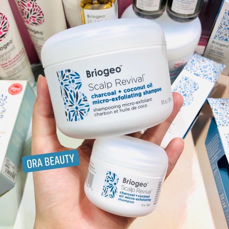 Dầu gội tẩy tế bào chết tóc Briogeo Scalp Revival™ Charcoal + Coconut Oil Micro-Exfoliating Shampoof