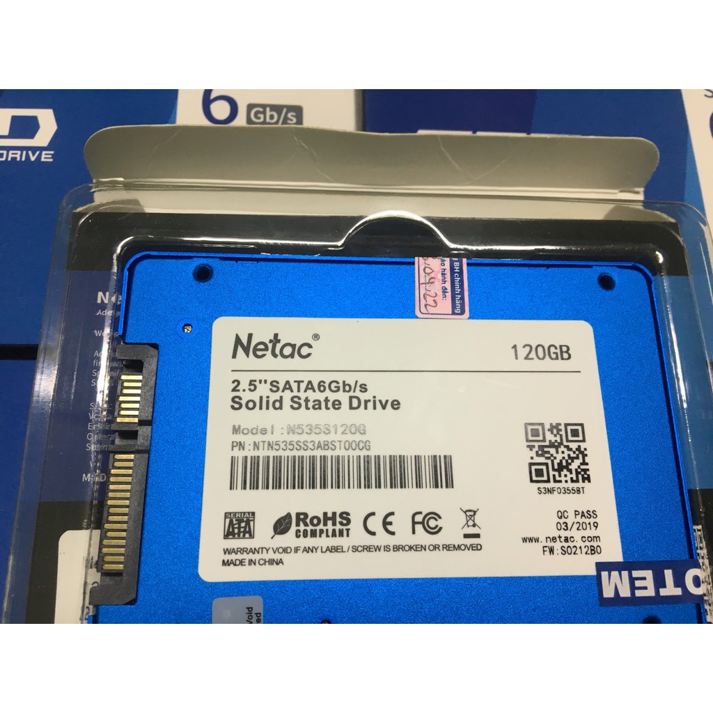 Ổ cứng SSD Netac N500S N600S 2.5 inch SATA 3 120Gb 128Gb 240Gb 256Gb 512Gb Bảo hành 36 tháng CÀI WIN FREE