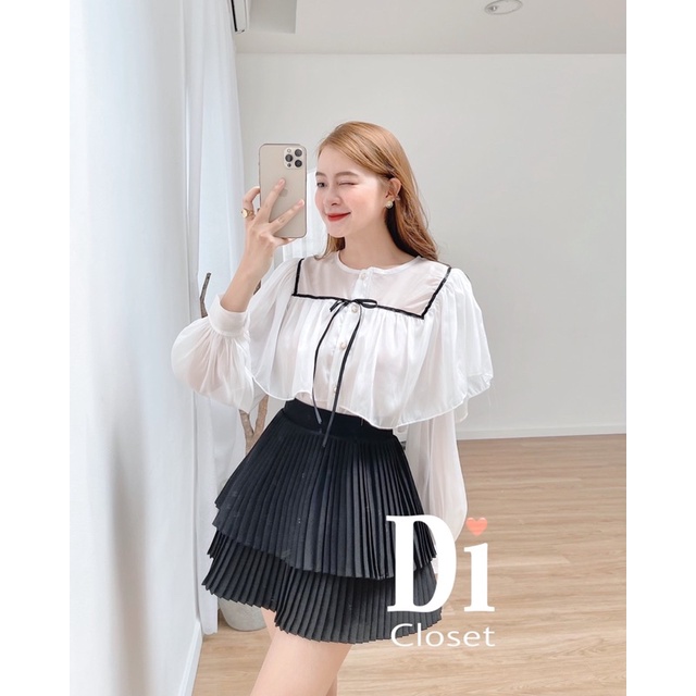 Set áo bèo &amp; CV dập li - HÌNH THẬT SHOP CHỤP