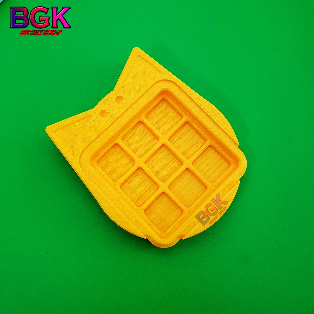 Hộp Đựng Keycap Hình Tai Mèo với 9 ngăn 3 x3 cực kỳ Cute nhựa in 3D đựng Keycap Artisan