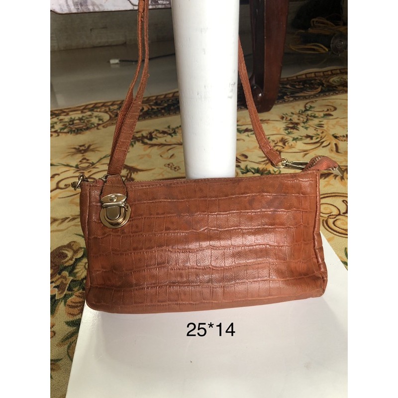 Túi cầm tay hay đeo chéo da thật hàng si tuyển