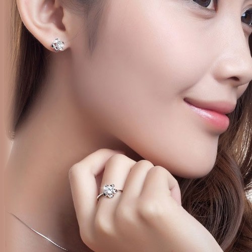 Bông tai hoa mai xinh xắn BH557 Trang sức Bé Heo