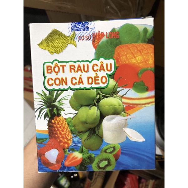 Bột rau câu con cá dẻo/ rau câu con cá dẻo hiệp long