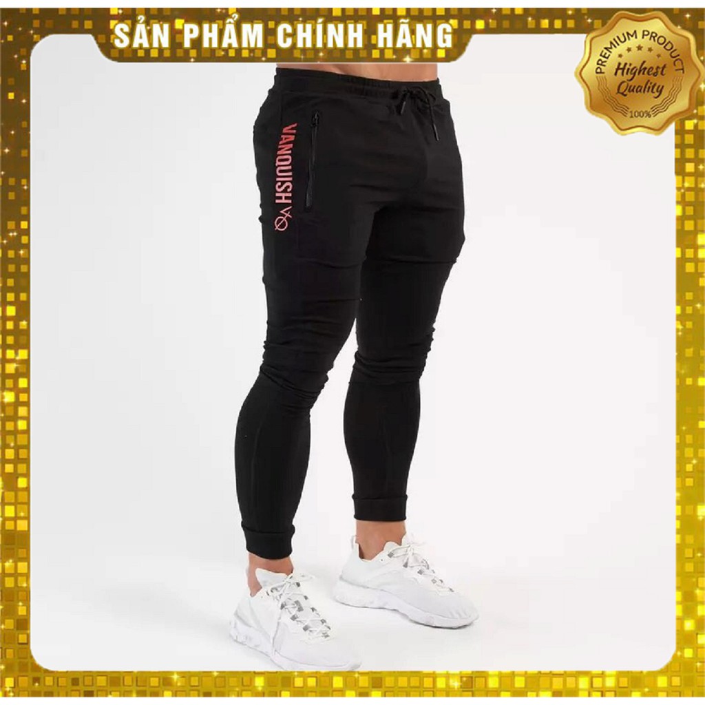 Quần tập VANQUISH Chuyên Tập Gym Cao Cấp [Co dãn 4 chiều phù hợp thể thao, tập gym, đi chơi]