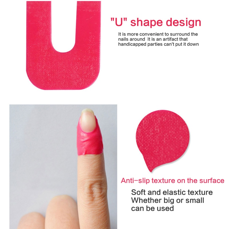 Miếng Dán Bảo Vệ Móng Tay Hình Chữ U