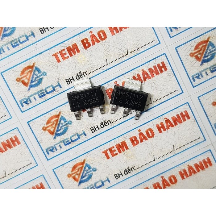 [Combo 20 con] AMS1117-1.2, ASM1117, ASM 1117, ASM1117 IC Nguồn1.2V SOT-223