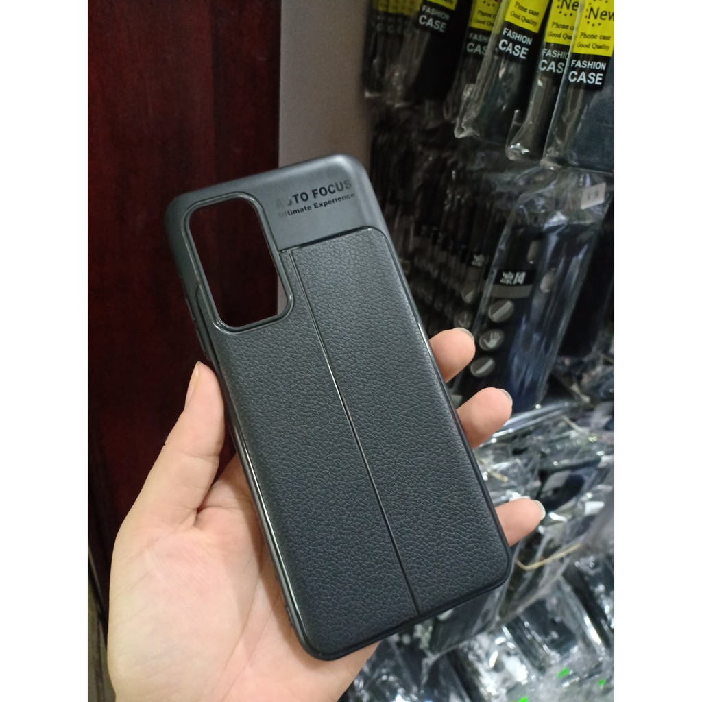 Ốp lưng Auto Focus Xiaomi Mi 10T Pro silicon giả da Auto Focus SM