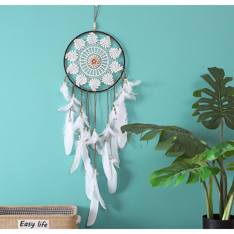 15 mẫu vòng Dreamcatcher có lông vũ treo tường trang trí nhiều loại - Handmade Dreamcatcher Decoration