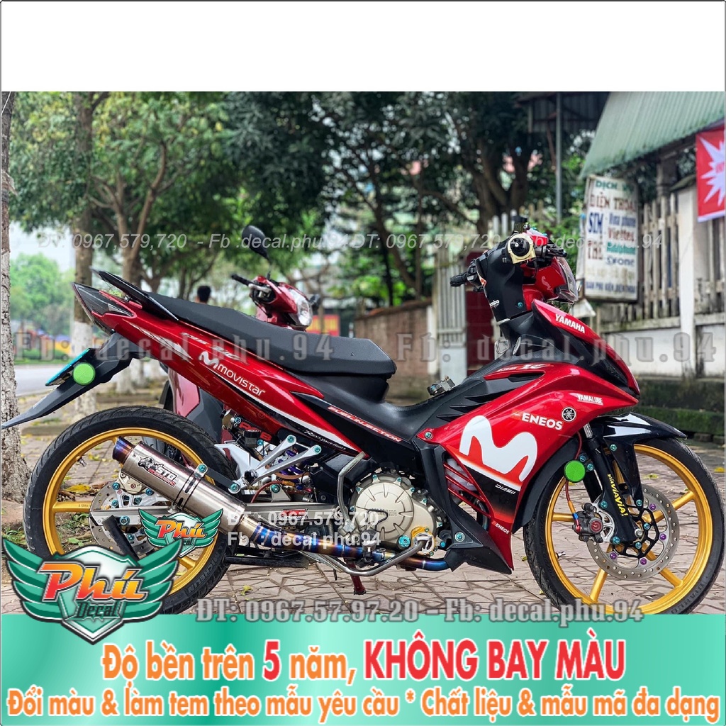 Tem Rời Ex 135 Movistar đỏ trắng (K) -1
