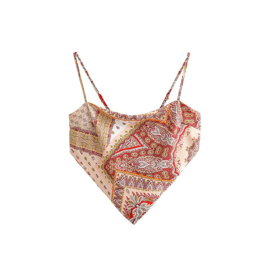 Áo Dây Nữ In Hoa Thời Trang