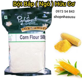Bột ngô (bột bắp) hữu cơ Parliament 500g
