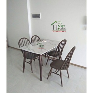 Bộ bàn ăn 4 ghế Windsor