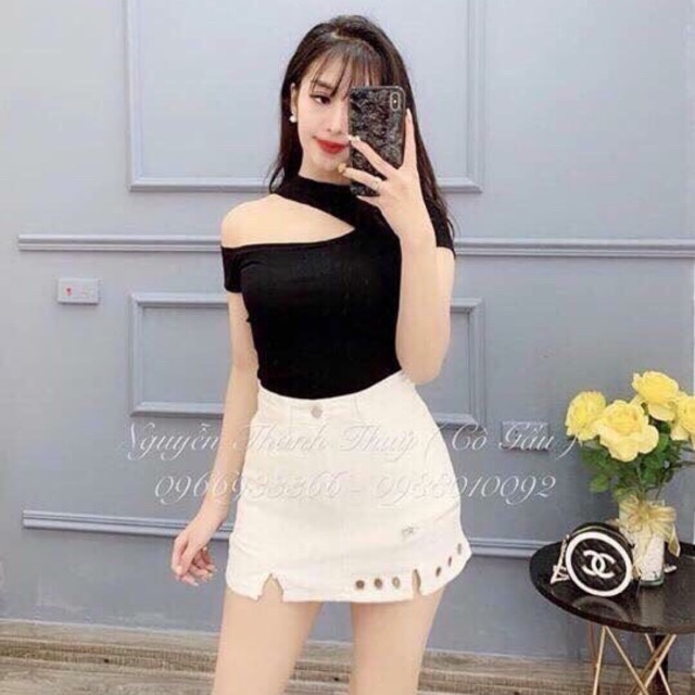 Áo lệch vai hàng đẹp xưởng Hanna