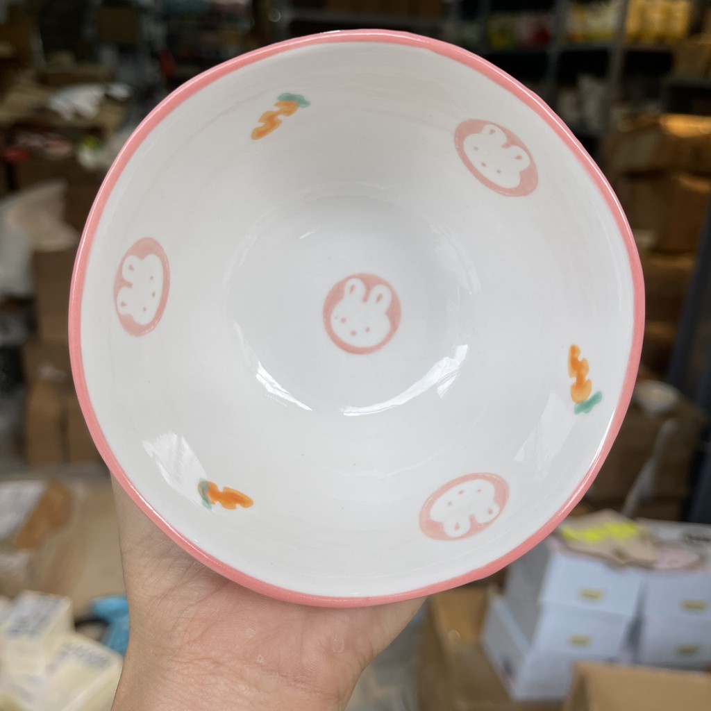 Bát cơm họa tiết dâu mẫu mới nhất