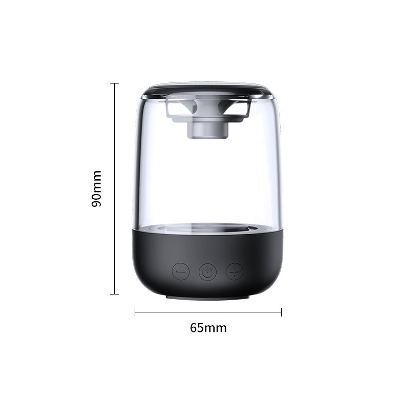 Loa Bluetooth Mini C7 TWS Trong Suốt Nhấp Nháy 7 Màu Ấn Tượng Âm Bass Mạnh Mẽ Tiện Dụng