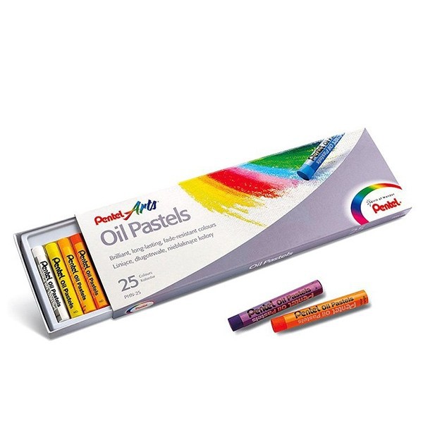 Bút Sáp Dầu Pentel PHN-25AS (25 màu)