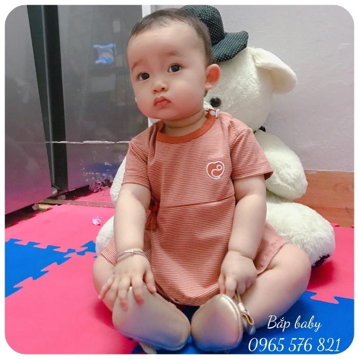 Bộ Body Cho Bé Gái BU BABY Cài Vai Ngắn Tay Kyomi Hè 2021 Dễ Thương