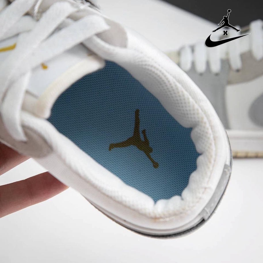 [FREE SHIP] [Bán Rẻ Xin Đánh Giá] Giày 𝐉𝐨𝐫𝐝𝐚𝐧 1 low paris màu xám xanh nam nữ, Giày sneaker JD 1 paris cổ thấp bản | BigBuy360 - bigbuy360.vn