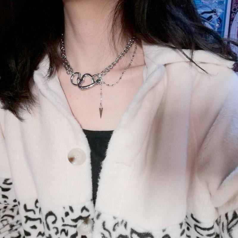 Vòng cổ TRÁI TIM BP Lisa Jisoo Jennie Rose THẢ HẠT dây chuyền phong cách Hàn Quốc sang chảnh cá tính xinh xắn dễ thương