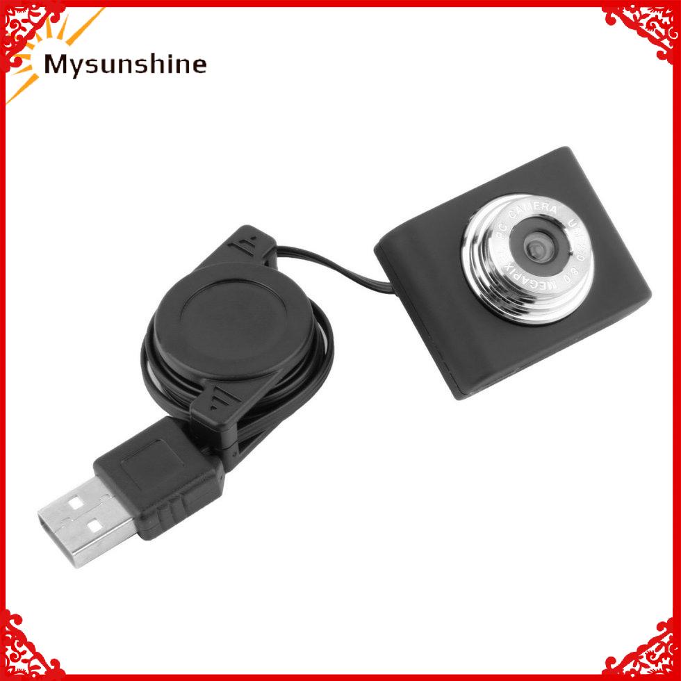 Webcam mini USB 2.0 5 Megapixels có kẹp có thể thu gọn cho PC/Laptop
