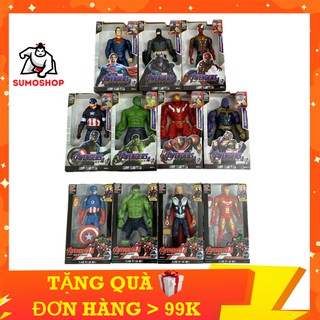 Bộ Đồ Chơi Mô Hình Siêu Anh Hùng Marvel Nhựa Cao Cấp,Phát Sáng Và Phát Nhạc,Cho Bé Nâng Cao Trí Tưởng Tượng - SUMOSHOP68