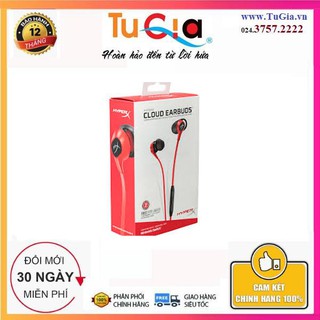 Tai nghe HyperX Cloud EARBUDS - HX-HSCEB-RD - Hàng Chính Hãng