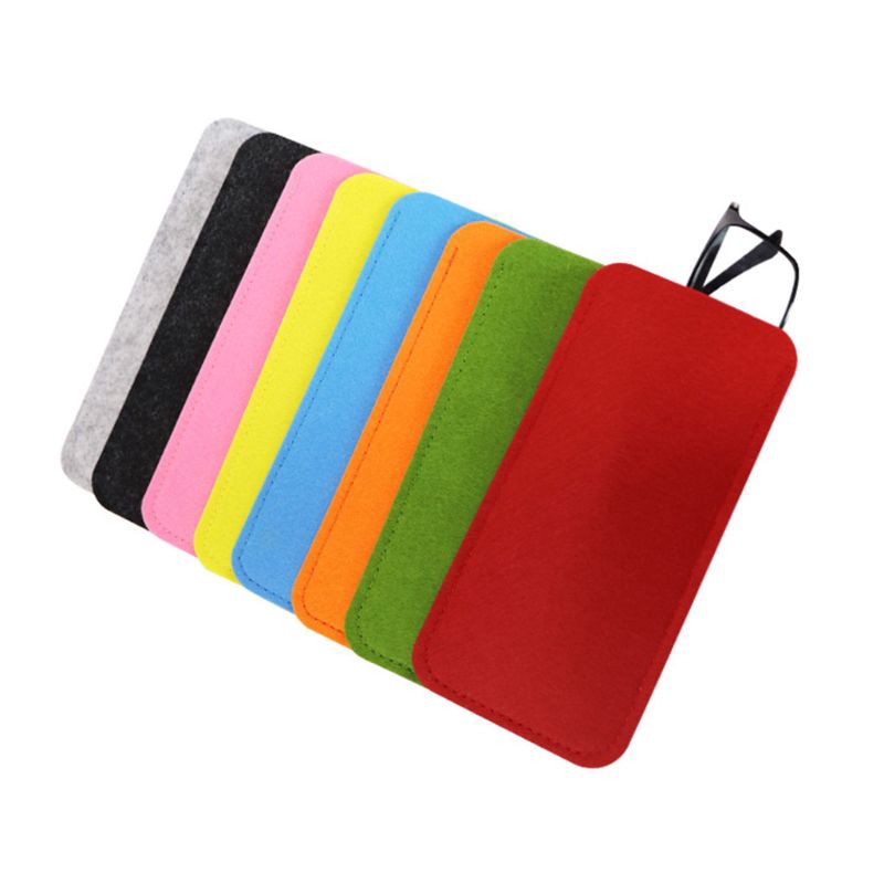 Túi đựng mắt kính bằng vải nỉ mềm mại