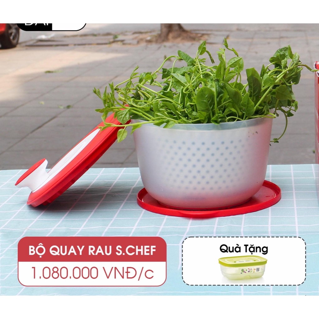 Quay rau Spinning tupperware