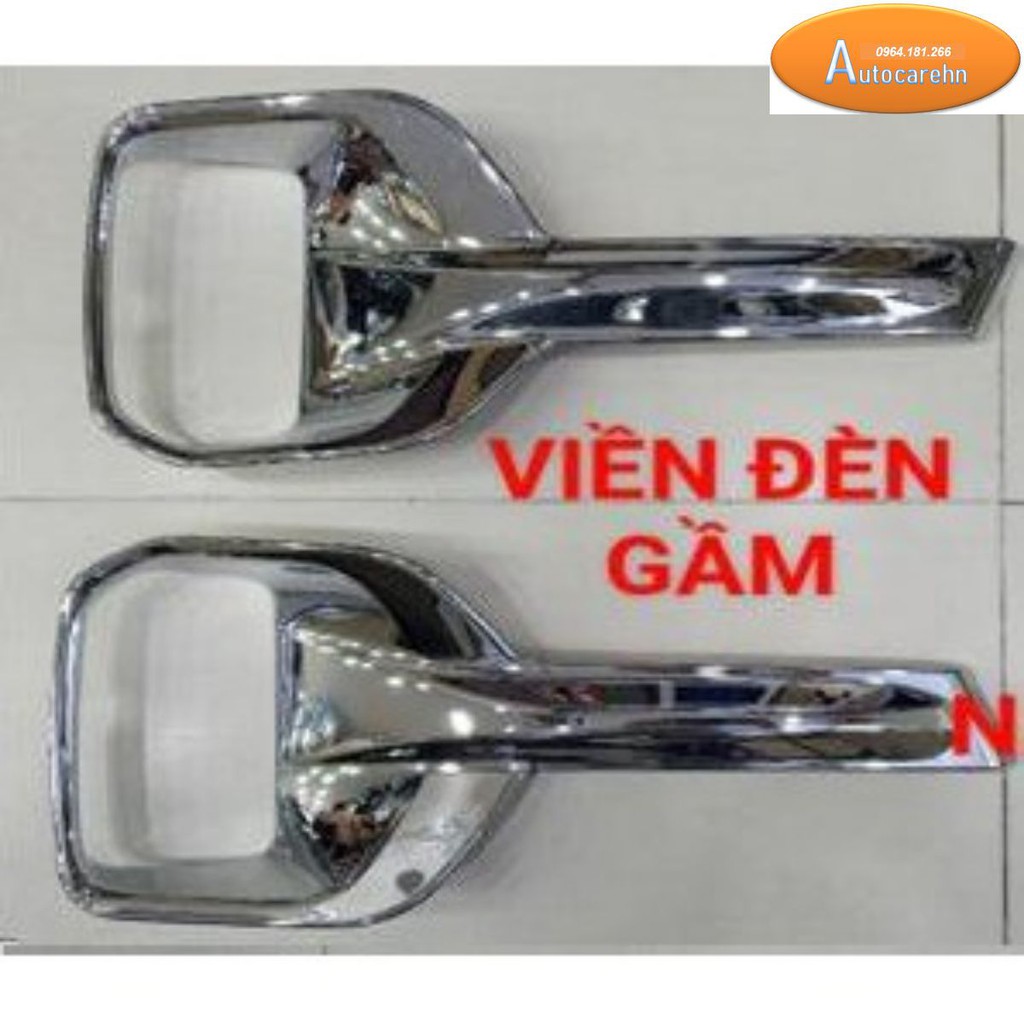 Ốp viền đèn gầm xe Kia Seltos 2020, mạ crom cao cấp