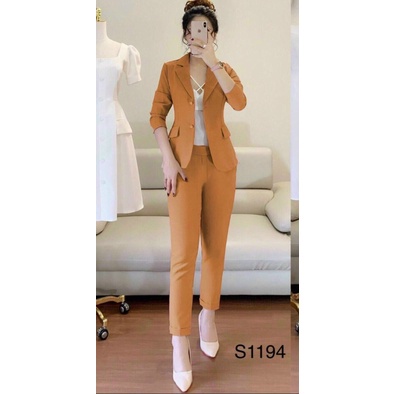 [FreeShip] Set áo khoác vest quần dài form đẹp ( 3 món ), phong cách Hàn Quốc, chất lụa nhẹ cao cấp không nhăn 2022 | BigBuy360 - bigbuy360.vn