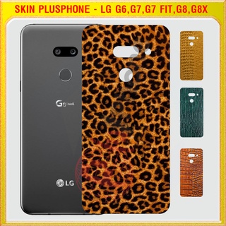 Dán Skin cho LG G6, G7, G7 Fit, G7 Plus, G8 thinQ, G8x vân da cá sấu, da báo