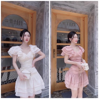 Váy đầm đi tiệc dáng xòe 3 tầng sexy hotgirl party tiệc cưới bánh bèo công sở