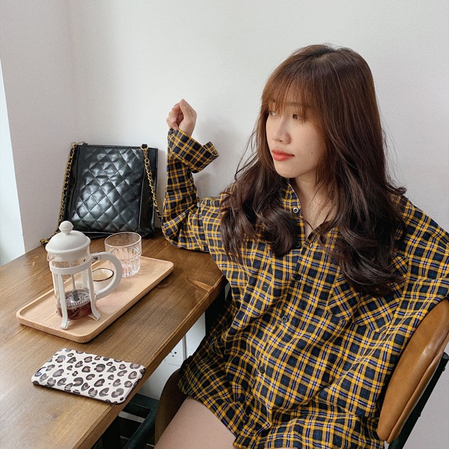 🌻ÁO SƠ MI CARO OVERSIZE
